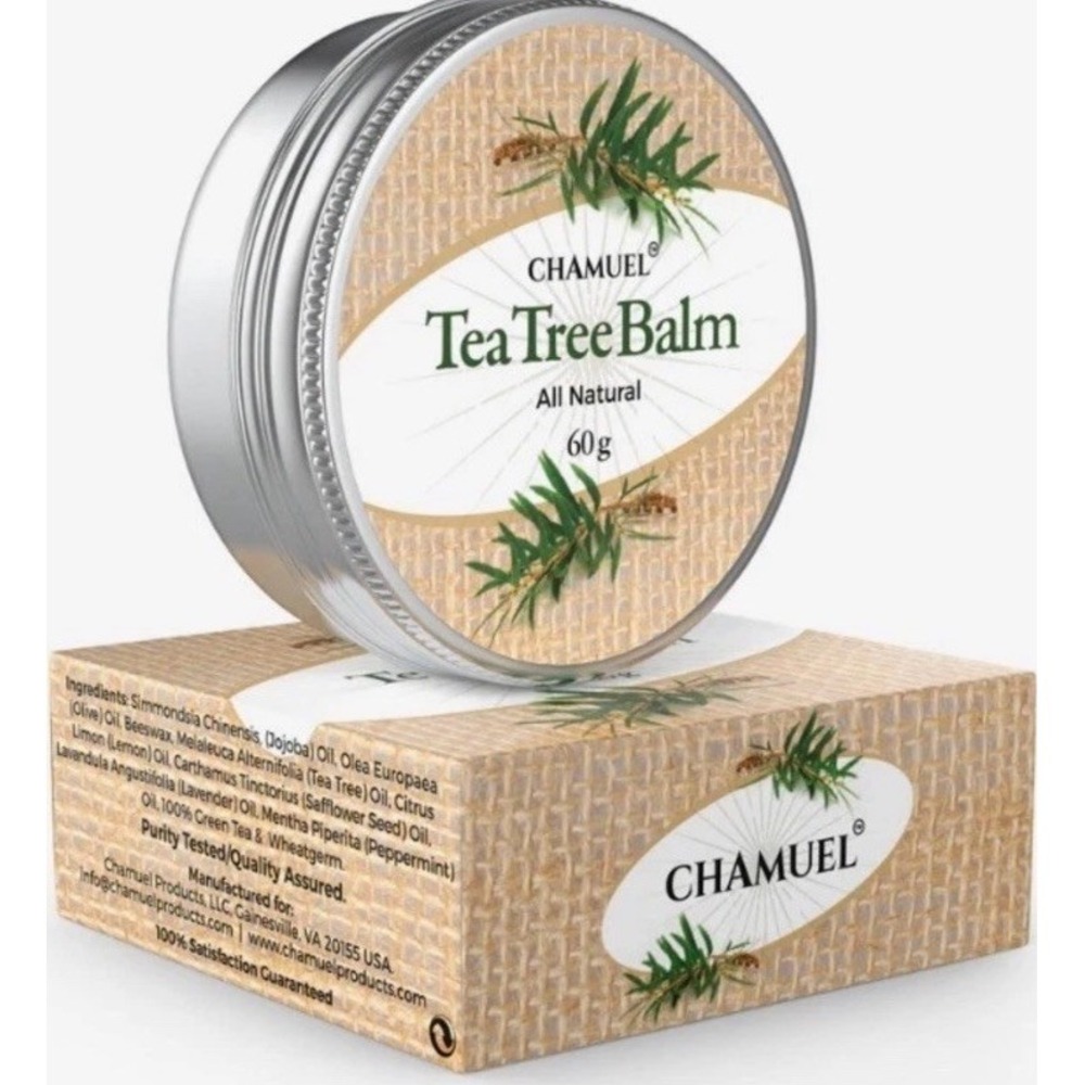 Chamuel Tea Tree Oil Balm -100% All Natural | Great Cream for Soothing Irrita...